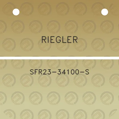 riegler-sfr23-34100-s