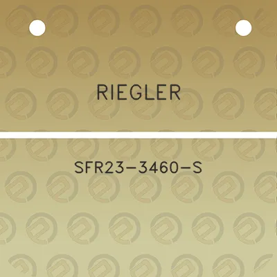 riegler-sfr23-3460-s