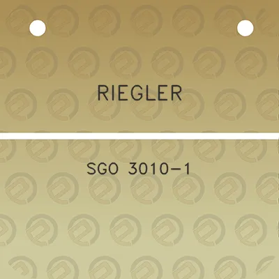 riegler-sgo-3010-1