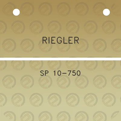 riegler-sp-10-750