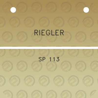 riegler-sp-113