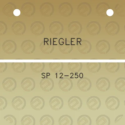 riegler-sp-12-250