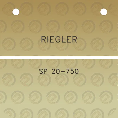 riegler-sp-20-750