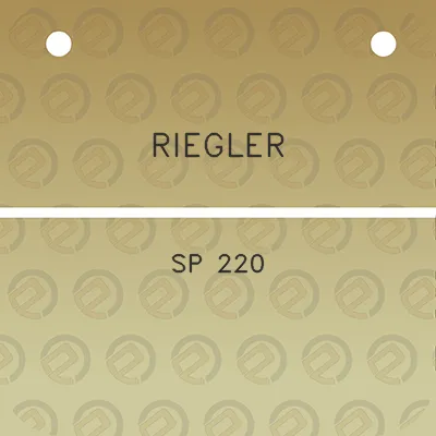 riegler-sp-220