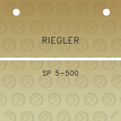 riegler-sp-5-500