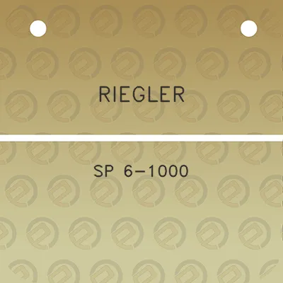 riegler-sp-6-1000