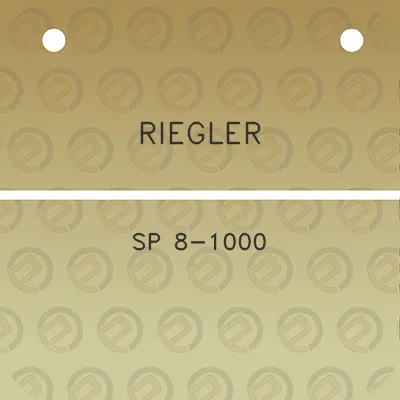 riegler-sp-8-1000