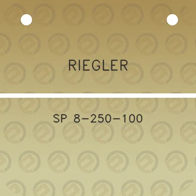 riegler-sp-8-250-100