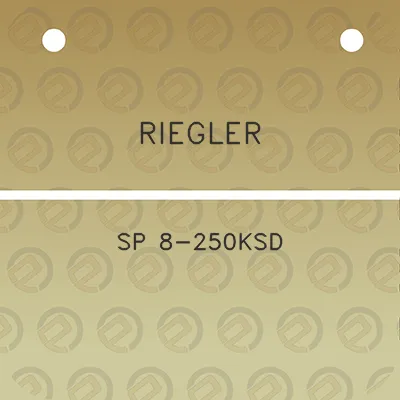 riegler-sp-8-250ksd