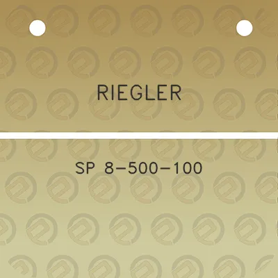 riegler-sp-8-500-100