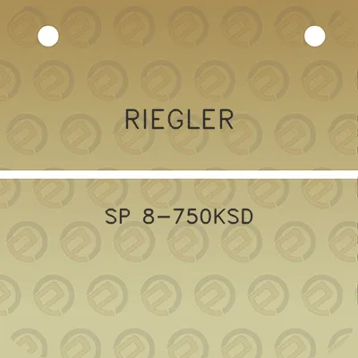 riegler-sp-8-750ksd