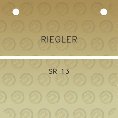 riegler-sr-13