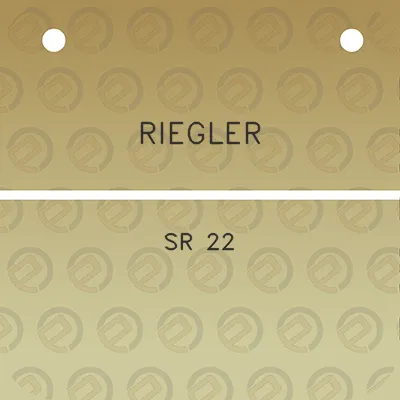 riegler-sr-22