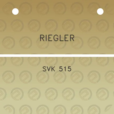 riegler-svk-515