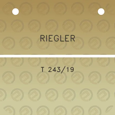 riegler-t-24319