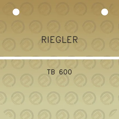 riegler-tb-600