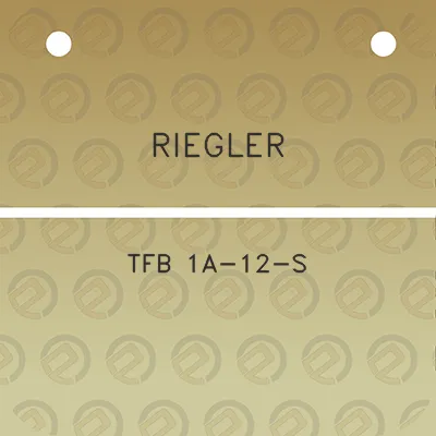 riegler-tfb-1a-12-s