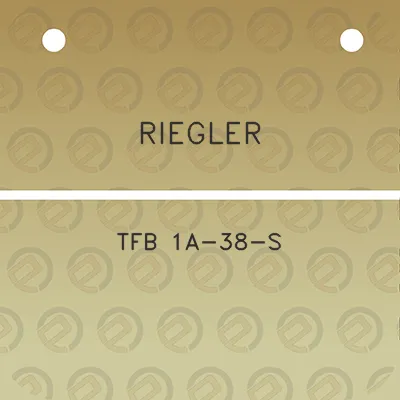 riegler-tfb-1a-38-s