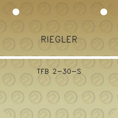 riegler-tfb-2-30-s