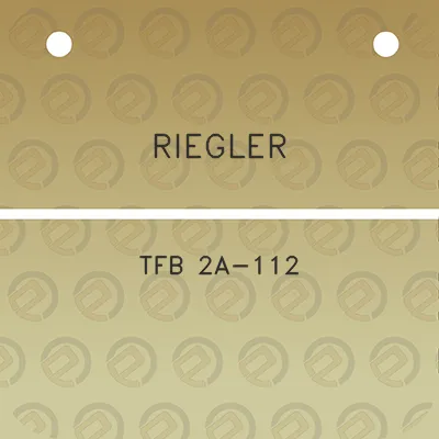 riegler-tfb-2a-112