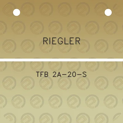 riegler-tfb-2a-20-s