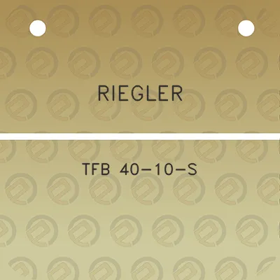 riegler-tfb-40-10-s