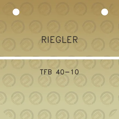 riegler-tfb-40-10