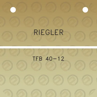 riegler-tfb-40-12