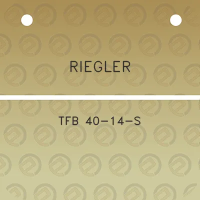 riegler-tfb-40-14-s