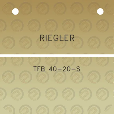 riegler-tfb-40-20-s