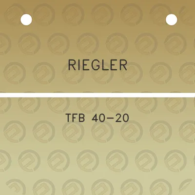 riegler-tfb-40-20