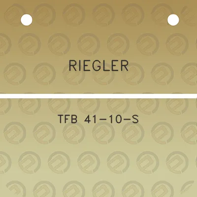 riegler-tfb-41-10-s