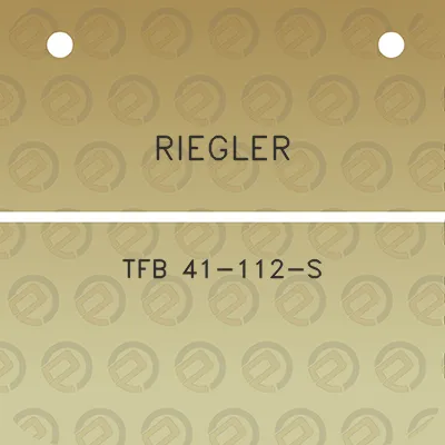 riegler-tfb-41-112-s