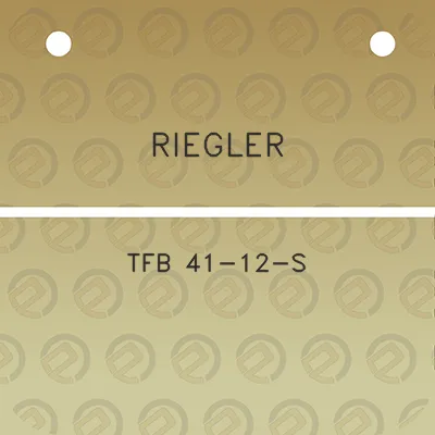 riegler-tfb-41-12-s