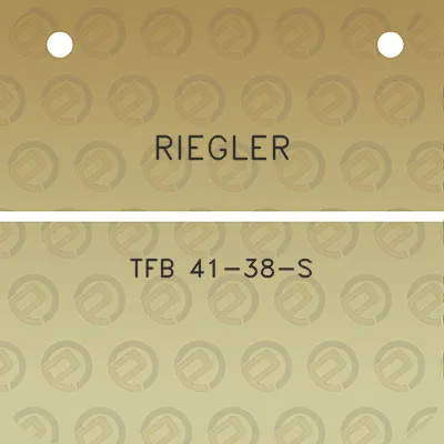 riegler-tfb-41-38-s