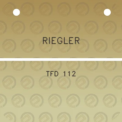 riegler-tfd-112