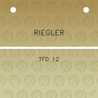 riegler-tfd-12