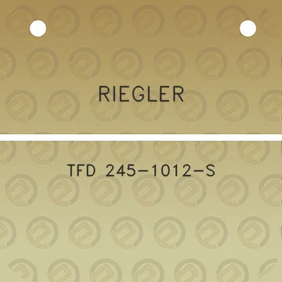 riegler-tfd-245-1012-s