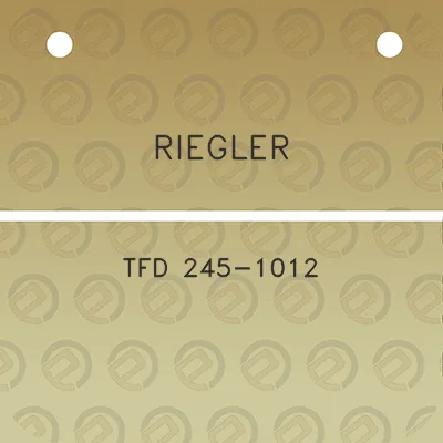 riegler-tfd-245-1012