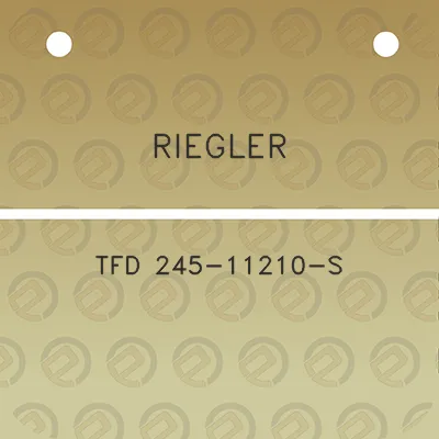 riegler-tfd-245-11210-s