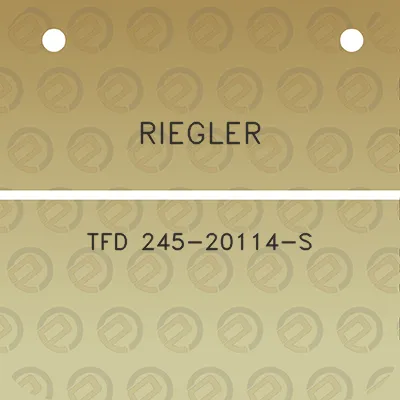 riegler-tfd-245-20114-s