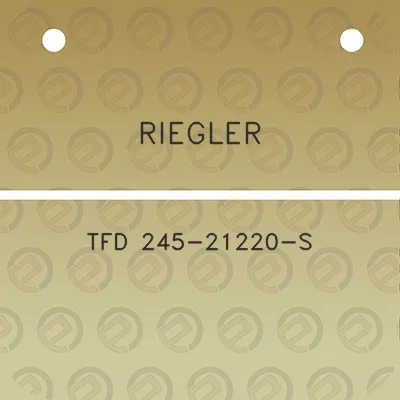 riegler-tfd-245-21220-s