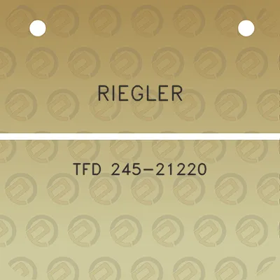 riegler-tfd-245-21220