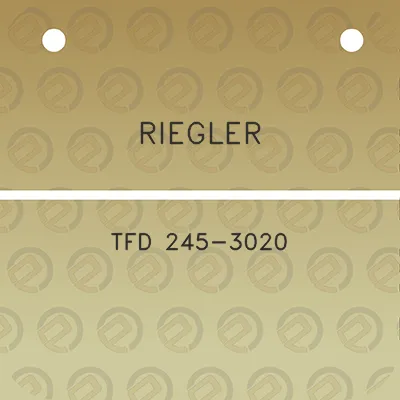 riegler-tfd-245-3020