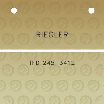 riegler-tfd-245-3412