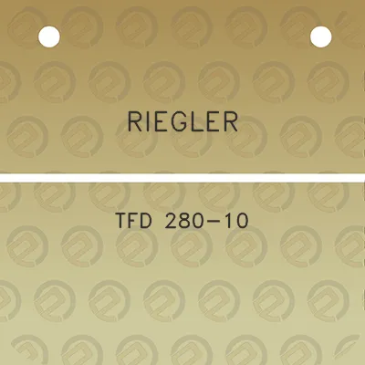 riegler-tfd-280-10