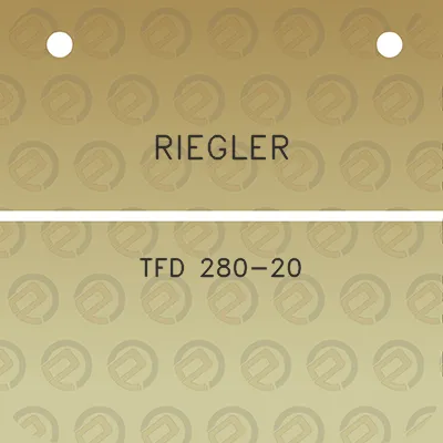 riegler-tfd-280-20