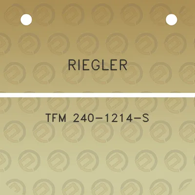 riegler-tfm-240-1214-s