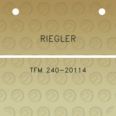 riegler-tfm-240-20114