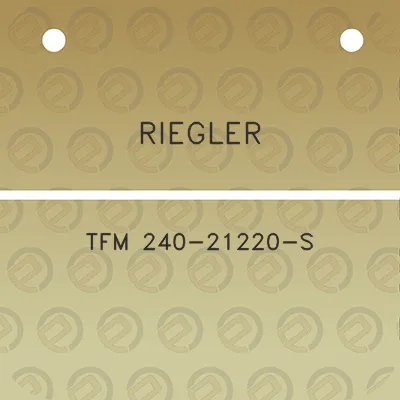 riegler-tfm-240-21220-s